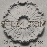 Розетки (ROSETTE_2092 -  | 3D model 3DSMAX / OBJ / STL) 3D модель для ЧПУ станка